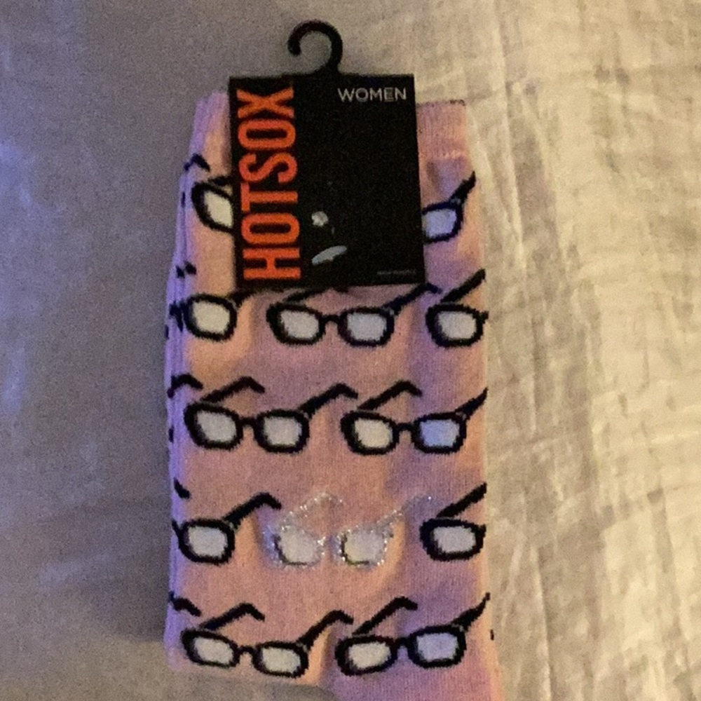 🧦NWT Cool Eyeglass Sock Design Make Perfect Addition to Your Closet🧦